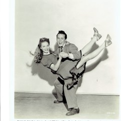Genevieve Grazis and Johnny Duncan Universal Pictures Co. Studio shot 1943